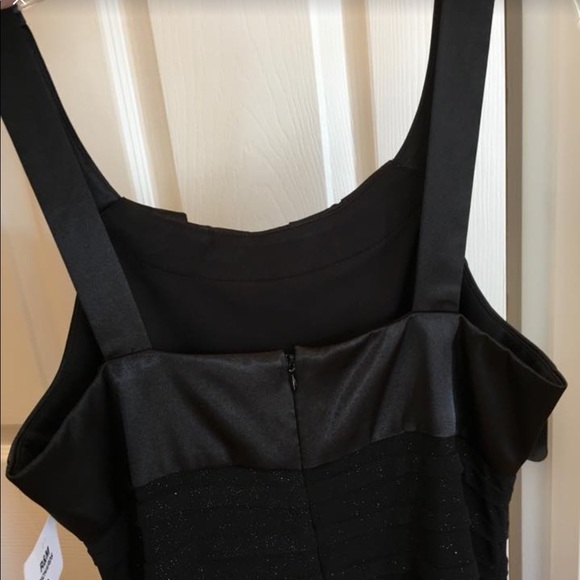 EUC R&M Richard’s Black Evening Dress w/Jacket, Size 6 - Picture 5 of 8